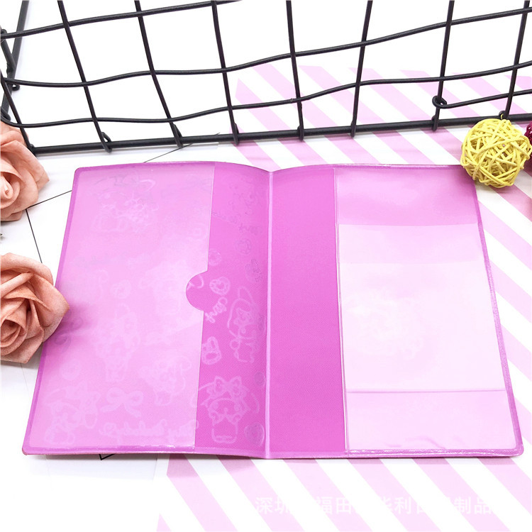 New Cinnamoroll Babycinnamoroll Corner Creature Gemini Pu Passport Holder Short Passport Cover Document Package Spot
