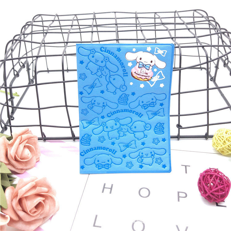 New Cinnamoroll Babycinnamoroll Corner Creature Gemini Pu Passport Holder Short Passport Cover Document Package Spot