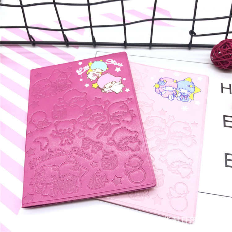 New Cinnamoroll Babycinnamoroll Corner Creature Gemini Pu Passport Holder Short Passport Cover Document Package Spot