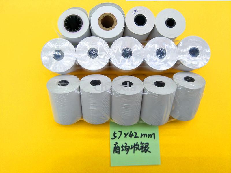 57*40 Thermal Paper Roll Thermosensitive Paper Shopping Mall Printing Paper POS Machine Cash Register