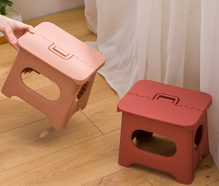 Train Stool Folding Stool Portable Plastic Kindergarten Chair Outdoor Adult Home Use Gift Small Bench