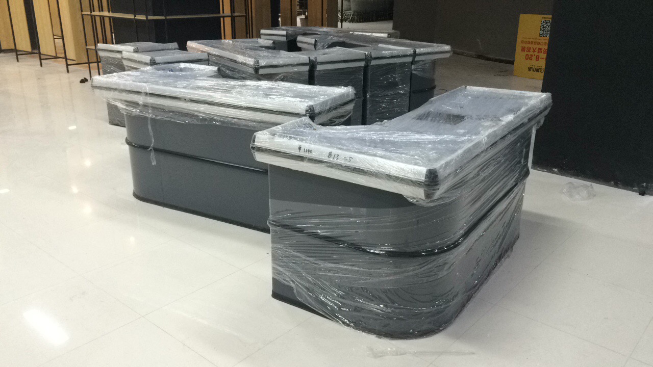 The large supermarket customised the best-selling grey cash register.