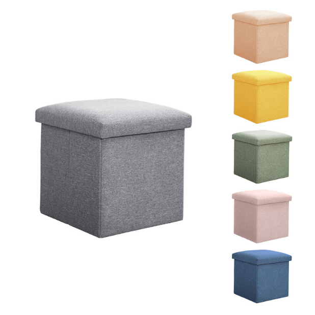 Multifunctional Storage Stool Sofa Stool Folding Stool Storage Box Home Storage Box Changing Stool Toys Storage Stool