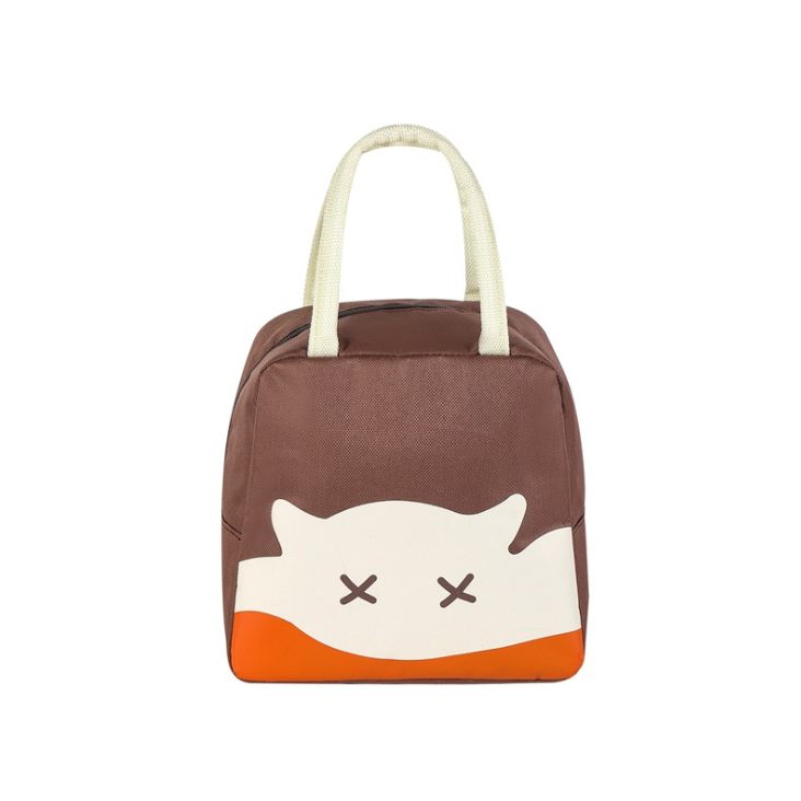 New Cartoon Funny Insulated Bag Large Capacity Lunch Bag Heat and Cold Insulation Lunch Bag Fresh-Keeping Lunch Box Bag
