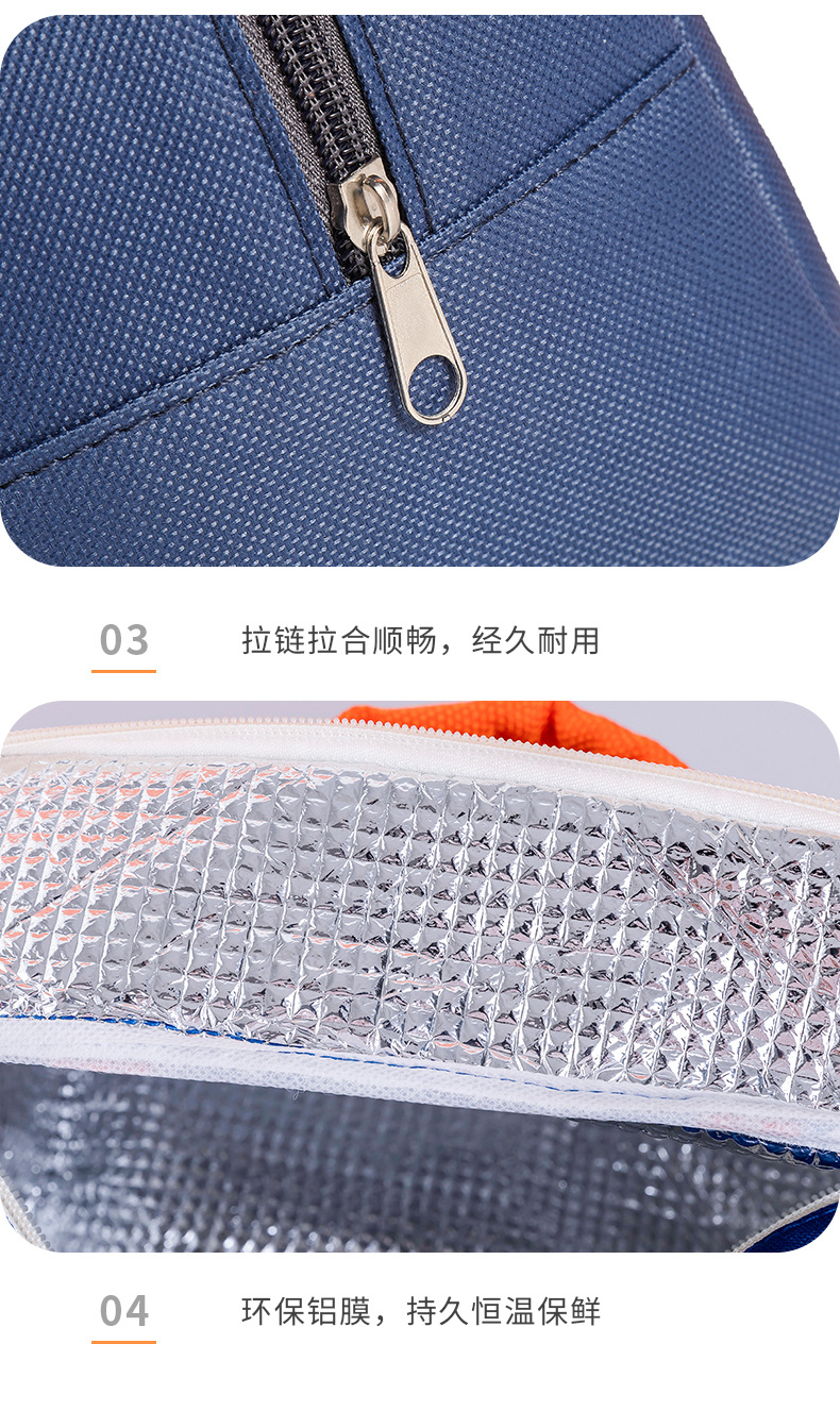 New Cartoon Funny Insulated Bag Large Capacity Lunch Bag Heat and Cold Insulation Lunch Bag Fresh-Keeping Lunch Box Bag