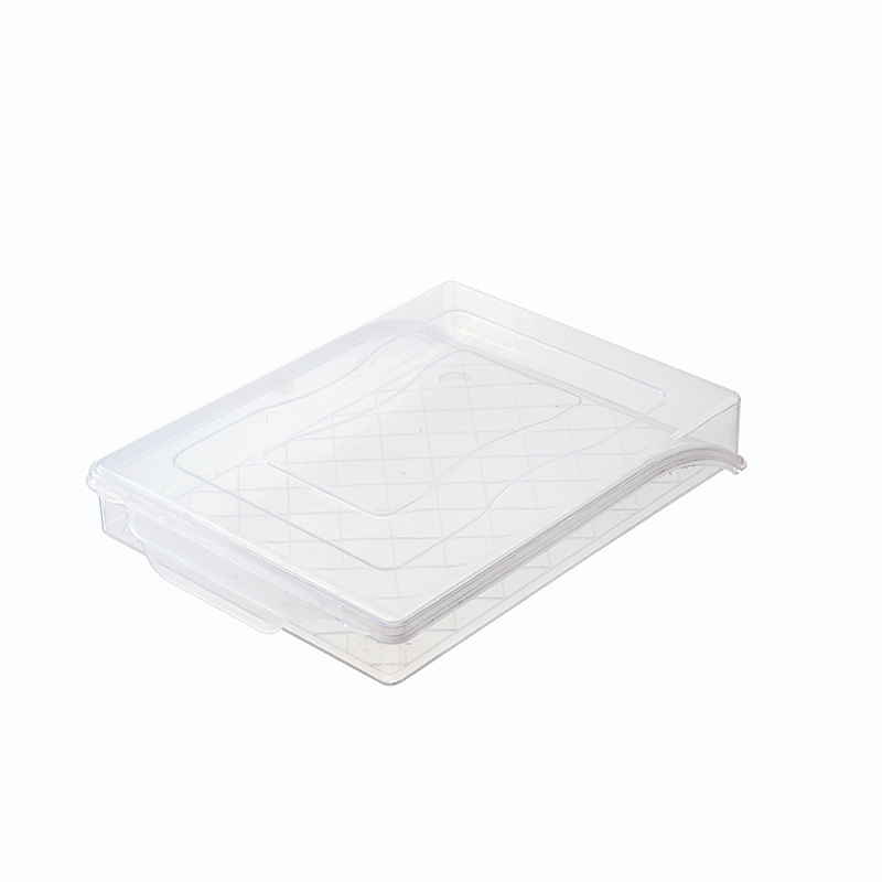 Factory Wholesale Refrigerator Fresh-Keeping Multi-Layer Dumplings Box Microwaveable Thawing Dumpling Box Wonton Single Layer Quick-Frozen Dumplings Box