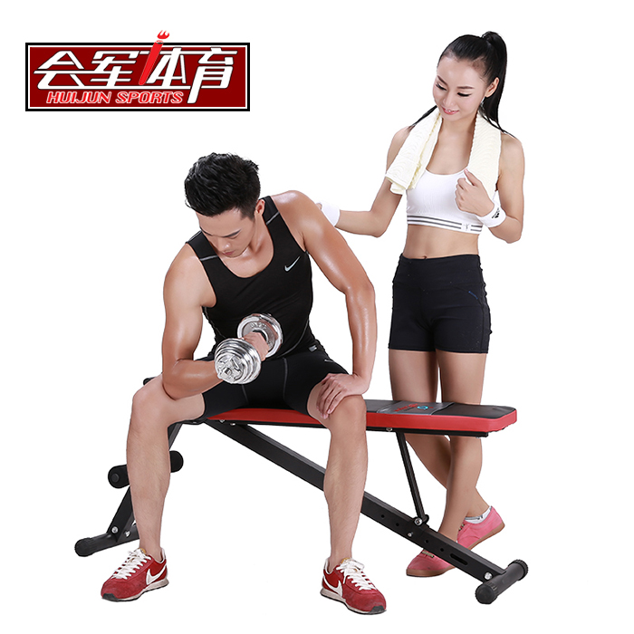 In the adjustable abdomen abdominal plate plate crunches lifting folding stool luxury dumbbell genuine direct