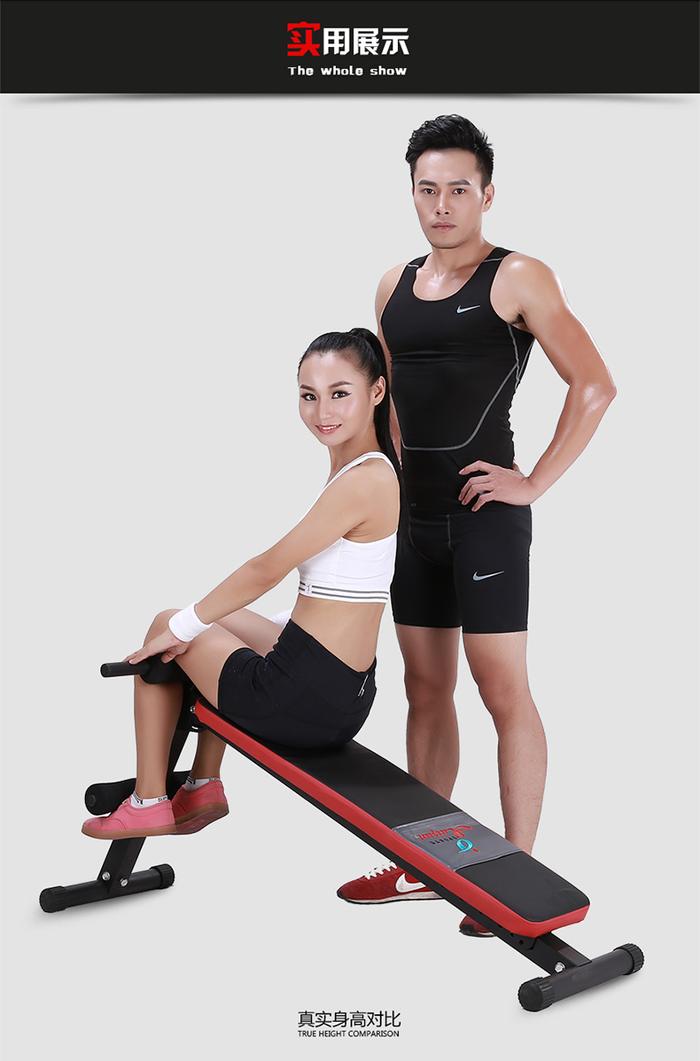 In the adjustable abdomen abdominal plate plate crunches lifting folding stool luxury dumbbell genuine direct