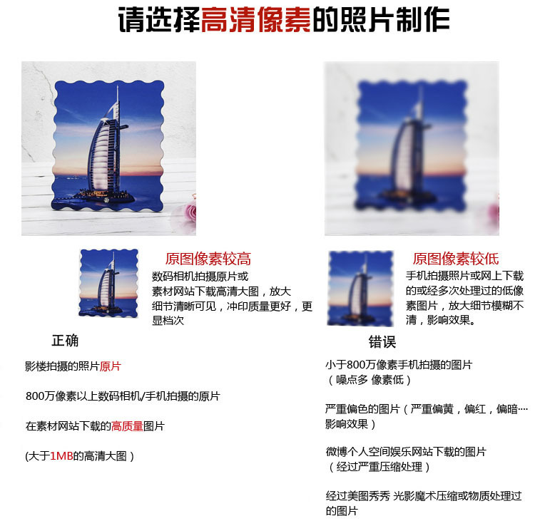 Heat transfer wooden rose set table office photo frame decoration of a bronzing crafts blank wood painting