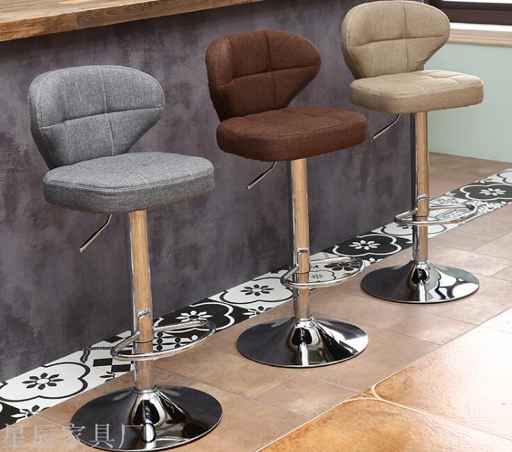 Pu Bar Chair European Style Bar Stool Lifting Rotating Wine Bar Chair Sub Cash Register High Stool Home Beauty Front Desk Back Stool Pu Bar Chair European Style Bar Stool Lifting Rotating Wine Bar Chair Sub Cash Register High Stool Home Beauty Front Desk Back Stool