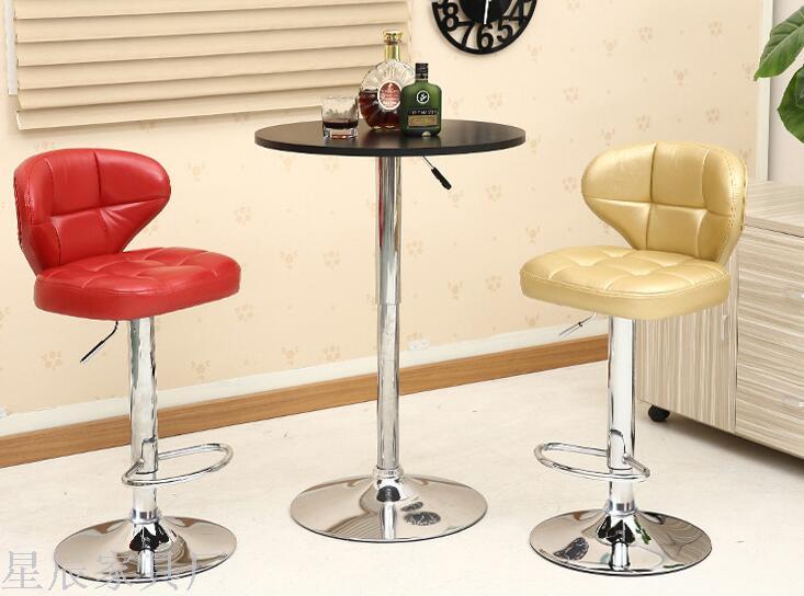 Pu Bar Chair European Style Bar Stool Lifting Rotating Wine Bar Chair Sub Cash Register High Stool Home Beauty Front Desk Back Stool Pu Bar Chair European Style Bar Stool Lifting Rotating Wine Bar Chair Sub Cash Register High Stool Home Beauty Front Desk Back Stool