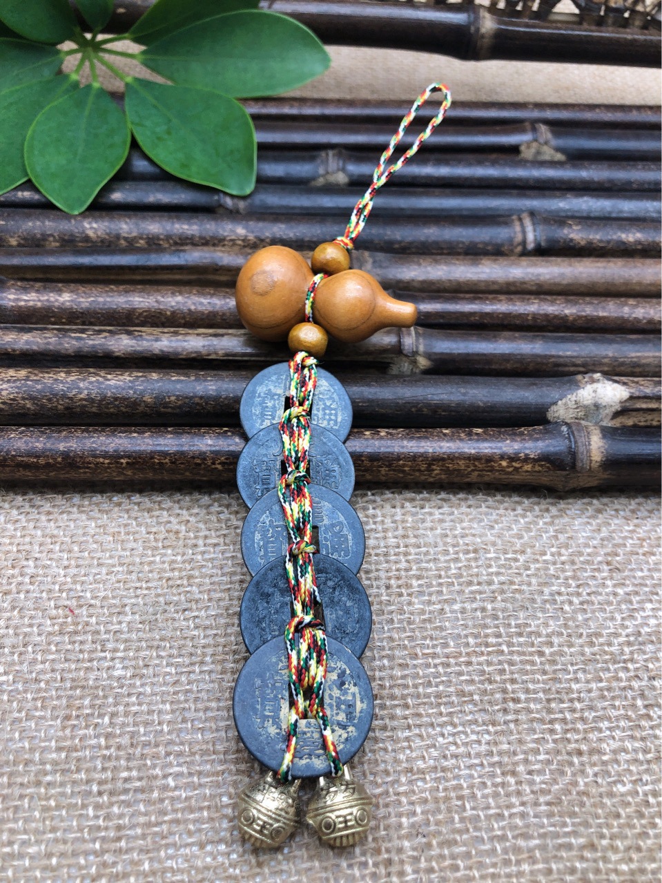 Black 2.5 Copper Coin Double Line Peach Wood Gourd Five Emperors Tiger Head Bell Pendant Crafts Gift Pendant Black 2.5 Copper Coin Double Line Peach Wood Gourd Five Emperors Tiger Head Bell Pendant Crafts Gift Pendant