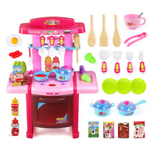 Play House Children's Kitchen Kitchenware Cooking Toys Workbench Fast Food Table Supermarket Stall Shopping Cart Cash Register Play House Children's Kitchen Kitchenware Cooking Toys Workbench Fast Food Table Supermarket Stall Shopping Cart Cash Register