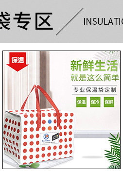 Portable Takeaway Thermal Bag Tinfoil Non-Woven Lunch Bag Fresh-Keeping Outdoor Thermal Bags Lunch Bag Lunch Box Customization