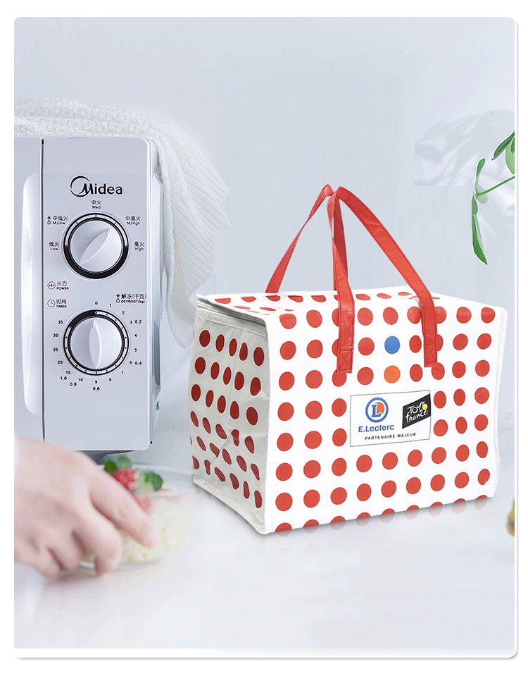 Portable Takeaway Thermal Bag Tinfoil Non-Woven Lunch Bag Fresh-Keeping Outdoor Thermal Bags Lunch Bag Lunch Box Customization