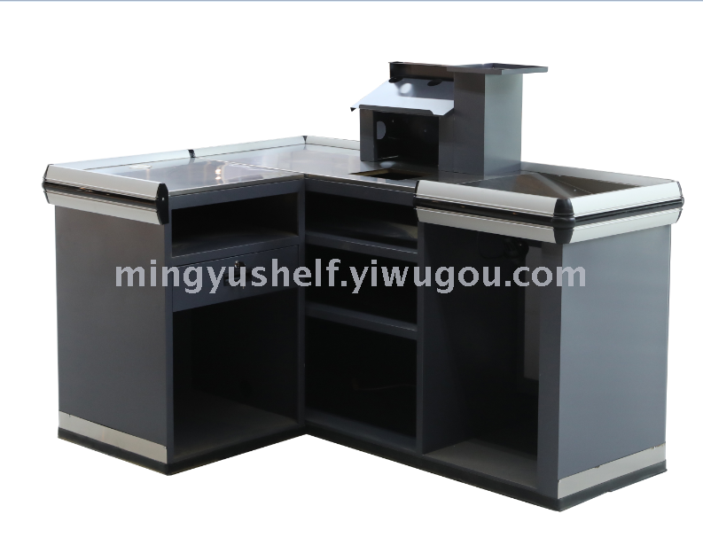 Supermarket Cashier Machine Counter Simple Modern Clothing Store Cashier Cash Register Stainless Steel Countertop Supermarket Cashier Machine Counter Simple Modern Clothing Store Cashier Cash Register Stainless Steel Countertop