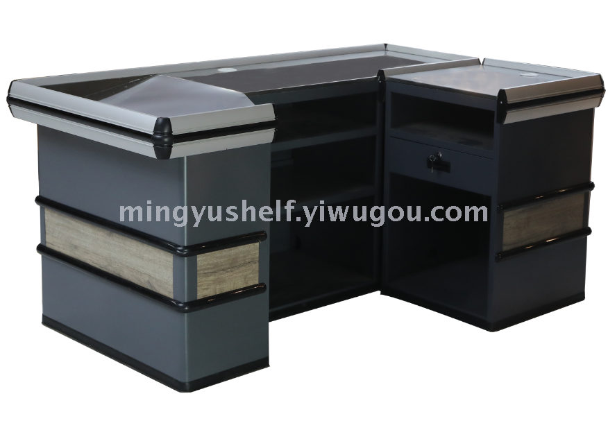 Supermarket Cashier Machine Counter Simple Modern Clothing Store Cashier Cash Register Stainless Steel Countertop Supermarket Cashier Machine Counter Simple Modern Clothing Store Cashier Cash Register Stainless Steel Countertop