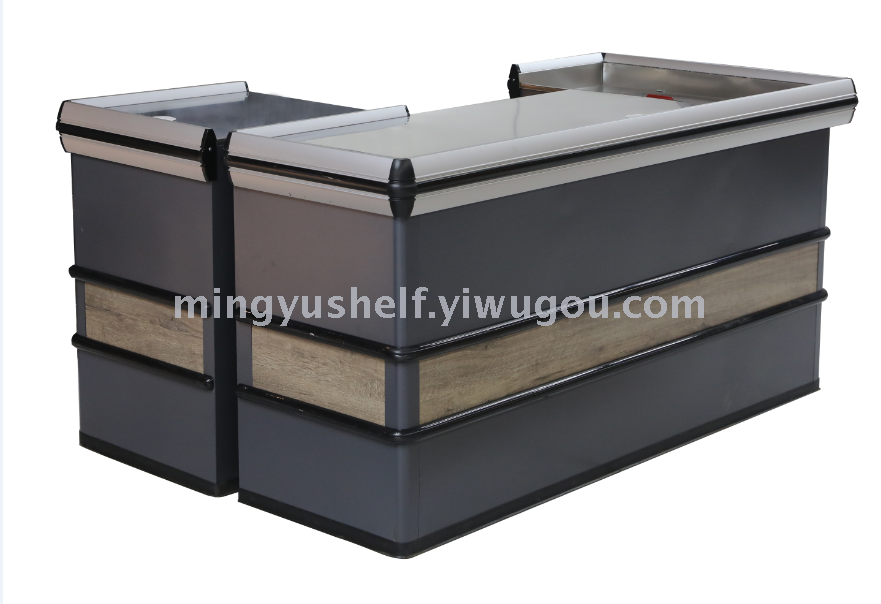 Supermarket Cashier Machine Counter Simple Modern Clothing Store Cashier Cash Register Stainless Steel Countertop Supermarket Cashier Machine Counter Simple Modern Clothing Store Cashier Cash Register Stainless Steel Countertop
