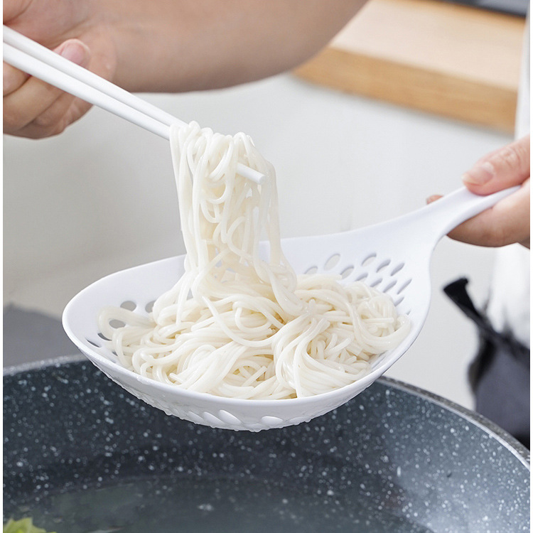 Japanese-Style Colander Large Spoon Kitchen Large Noodle Strainer Colander Large Strainer Home Ladle round Strainer Draining