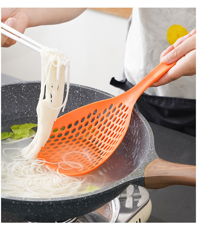 Japanese-Style Colander Large Spoon Kitchen Large Noodle Strainer Colander Large Strainer Home Ladle round Strainer Draining Japanese-Style Colander Large Spoon Kitchen Large Noodle Strainer Colander Large Strainer Home Ladle round Strainer Draining