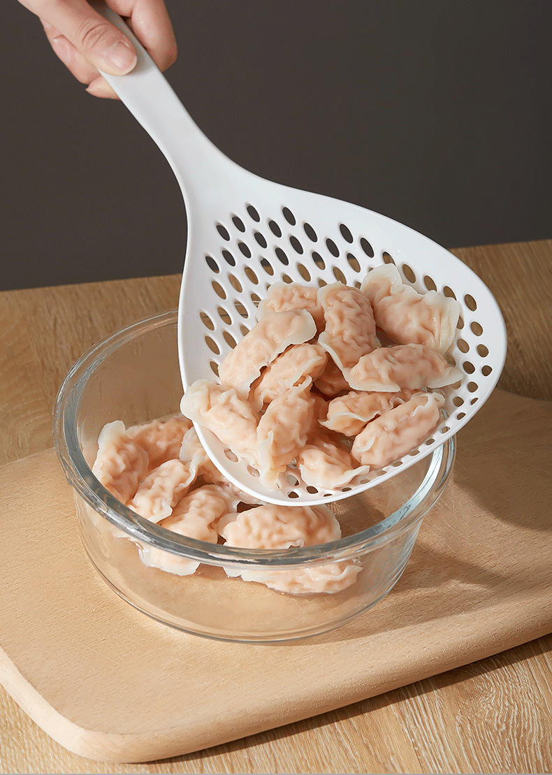 Japanese-Style Household Kitchen Skimmer Large Nylon Colander Noodles Hot Pot Strainer Long Handle Noodles Strainer Wive-Screen Ladle Japanese-Style Household Kitchen Skimmer Large Nylon Colander Noodles Hot Pot Strainer Long Handle Noodles Strainer Wive-Screen Ladle