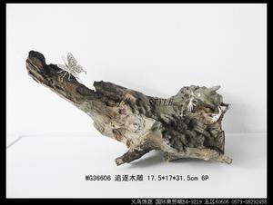 Butterflies and wood resin crafts ornaments
