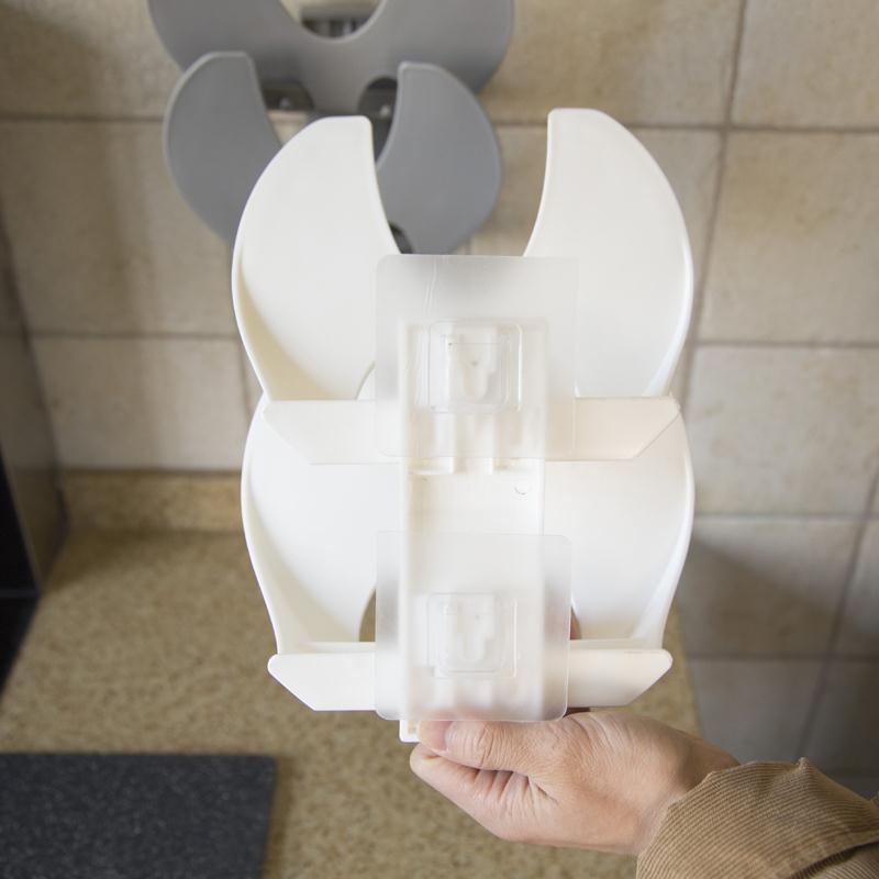 Household pot cover rack wall hanging hole free pot cover shelf kitchen supplies shelf pot cover storage rack