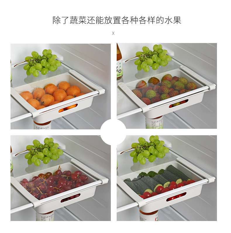 Household Fresh-Keeping Box Food Storage Box Drawer Dumpling Egg Storage Box Refrigerator Dedicated Storage Box Storage Fantastic