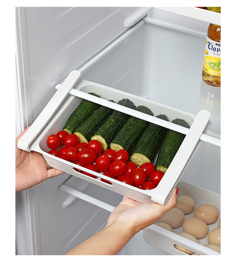 Household Fresh-Keeping Box Food Storage Box Drawer Dumpling Egg Storage Box Refrigerator Dedicated Storage Box Storage Fantastic