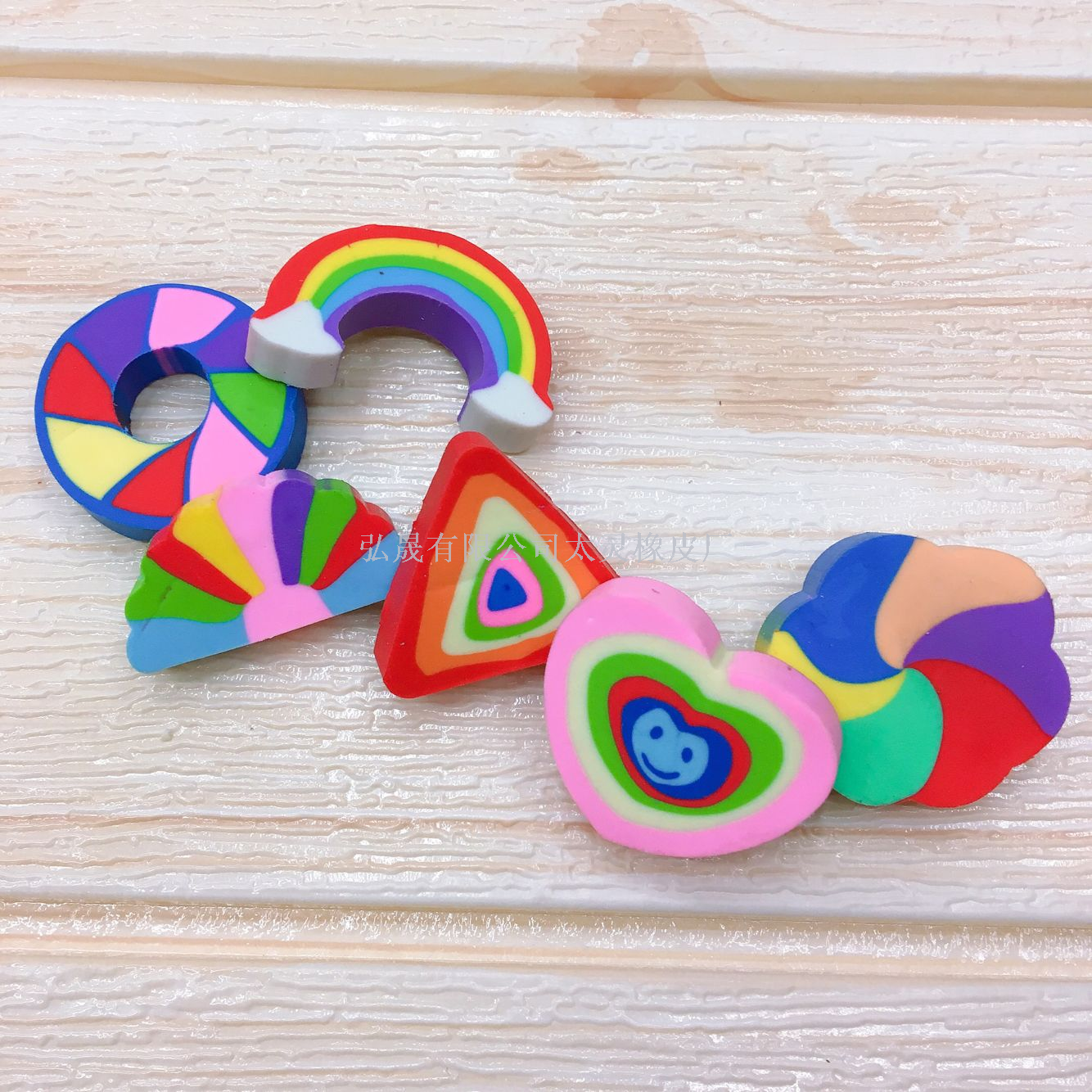 Eraser multi-color rainbow eraser for office students