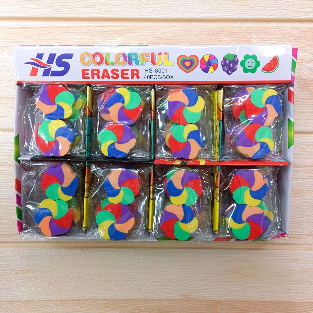 Eraser multi-color rainbow eraser for office students Eraser multi-color rainbow eraser for office students