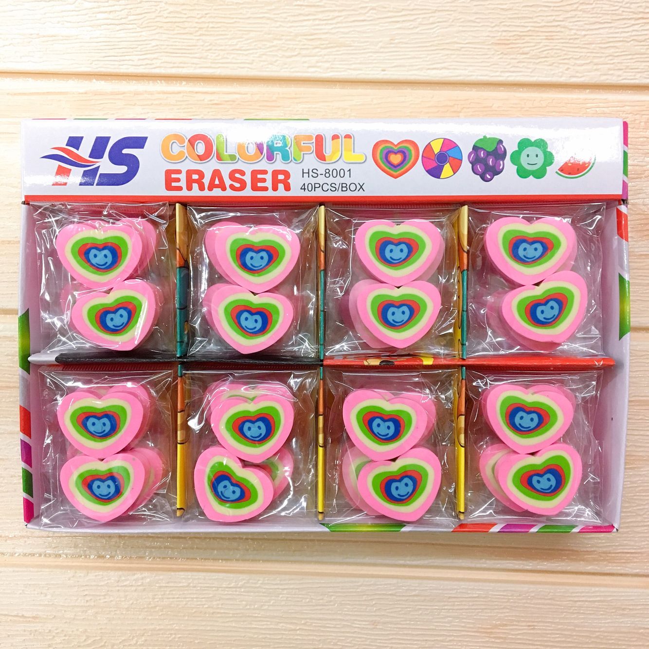 Eraser multi-color rainbow eraser for office students Eraser multi-color rainbow eraser for office students