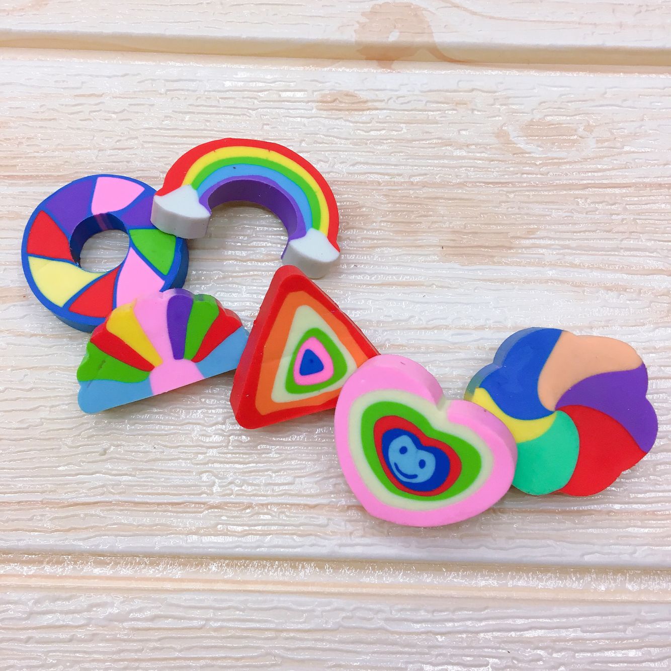 Eraser multi-color rainbow eraser for office students Eraser multi-color rainbow eraser for office students