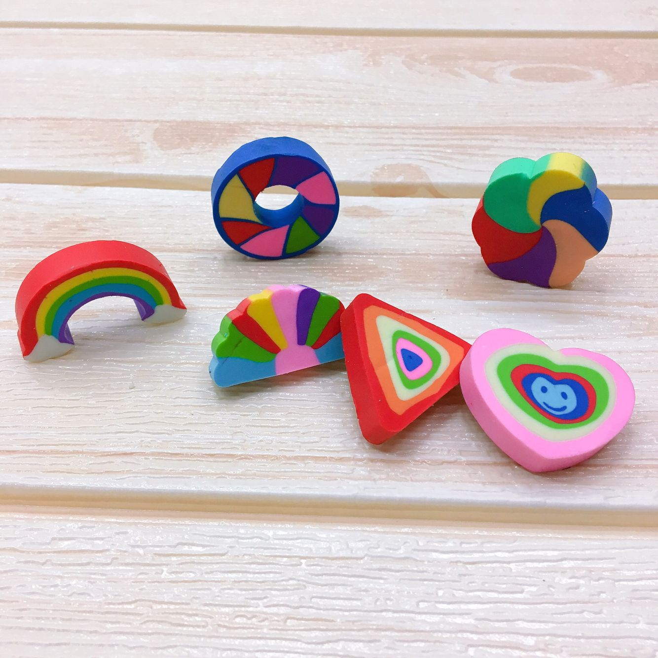 Eraser multi-color rainbow eraser for office students Eraser multi-color rainbow eraser for office students