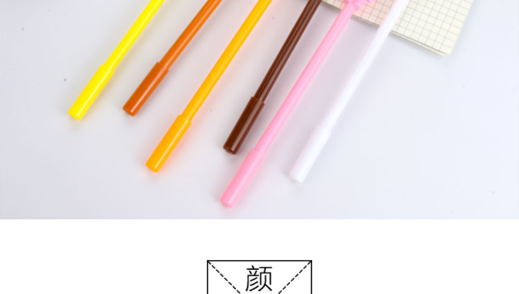 Factory Direct Sales New Creative Clothes Bear Gel Pen Student Exam Black Gel Pen Wholesale Customizable