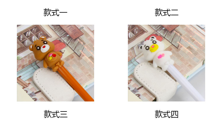 Factory Direct Sales New Creative Clothes Bear Gel Pen Student Exam Black Gel Pen Wholesale Customizable