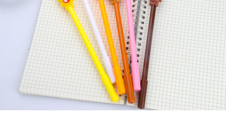 Factory Direct Sales New Creative Clothes Bear Gel Pen Student Exam Black Gel Pen Wholesale Customizable