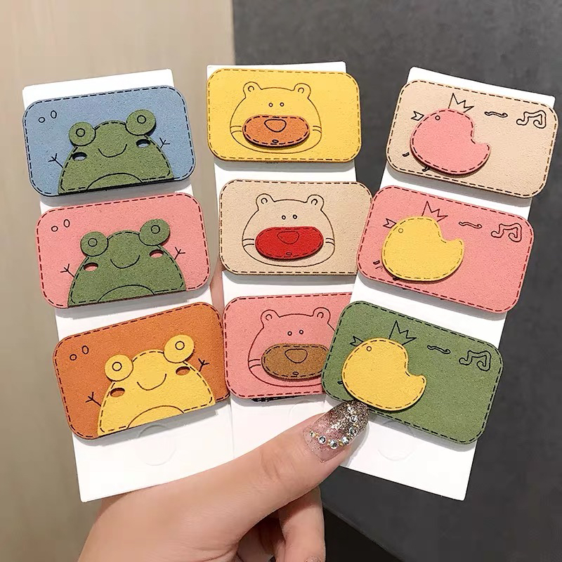 Bang Sticker Ins Cute Post Cartoon Cropped Hair Fastener Velcro Female Hair Stick Hair Net Red Hair Sticker Hairpin Headdress Bang Sticker Ins Cute Post Cartoon Cropped Hair Fastener Velcro Female Hair Stick Hair Net Red Hair Sticker Hairpin Headdress