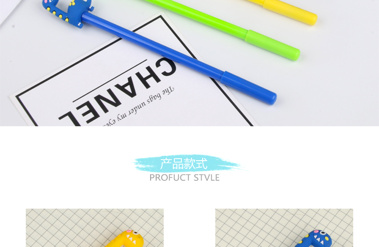 New Cartoon Cute Long Neck Dinosaur Gel Pen Student Studying Stationery Gel Pen Factory Direct Sales Customizable New Cartoon Cute Long Neck Dinosaur Gel Pen Student Studying Stationery Gel Pen Factory Direct Sales Customizable