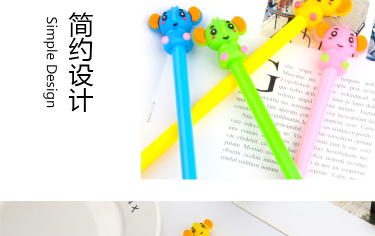 Factory Direct Sales Creative Elephant Gel Pen Cute Cartoon Learning Stationery Office Supplies Signature Pen Can Be Wholesale Factory Direct Sales Creative Elephant Gel Pen Cute Cartoon Learning Stationery Office Supplies Signature Pen Can Be Wholesale