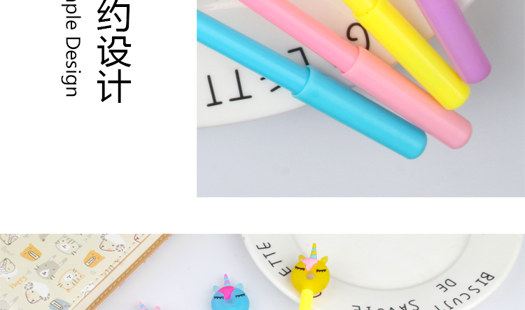 New Creative Donut Unicorn Gel Pen Creative Learning Stationery Cute Student Studying Stationery Customizable New Creative Donut Unicorn Gel Pen Creative Learning Stationery Cute Student Studying Stationery Customizable
