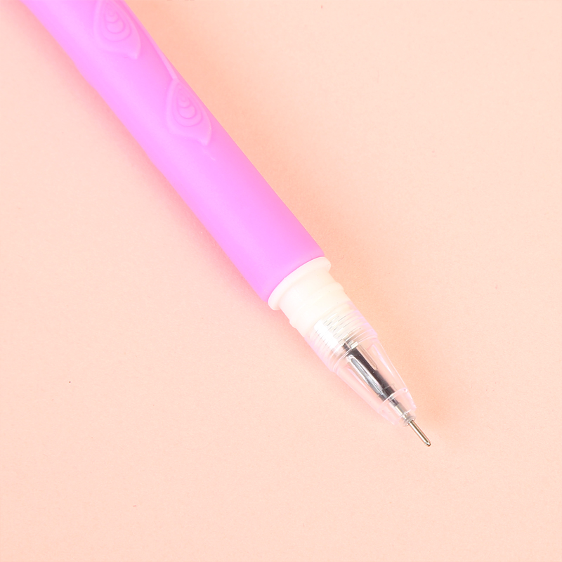 Korean Creative New Cartoon Peacock Black Gel Pen Student Studying Stationery Factory Direct Sales Customizable Logo