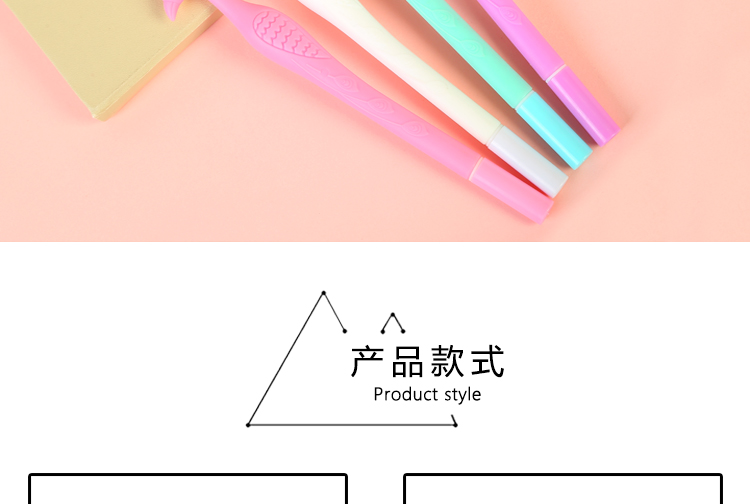 Korean Creative New Cartoon Peacock Black Gel Pen Student Studying Stationery Factory Direct Sales Customizable Logo Korean Creative New Cartoon Peacock Black Gel Pen Student Studying Stationery Factory Direct Sales Customizable Logo