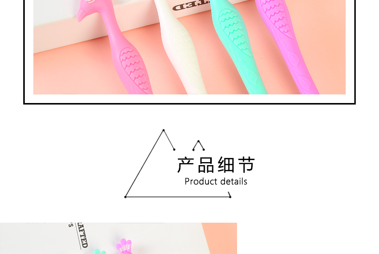 Korean Creative New Cartoon Peacock Black Gel Pen Student Studying Stationery Factory Direct Sales Customizable Logo Korean Creative New Cartoon Peacock Black Gel Pen Student Studying Stationery Factory Direct Sales Customizable Logo