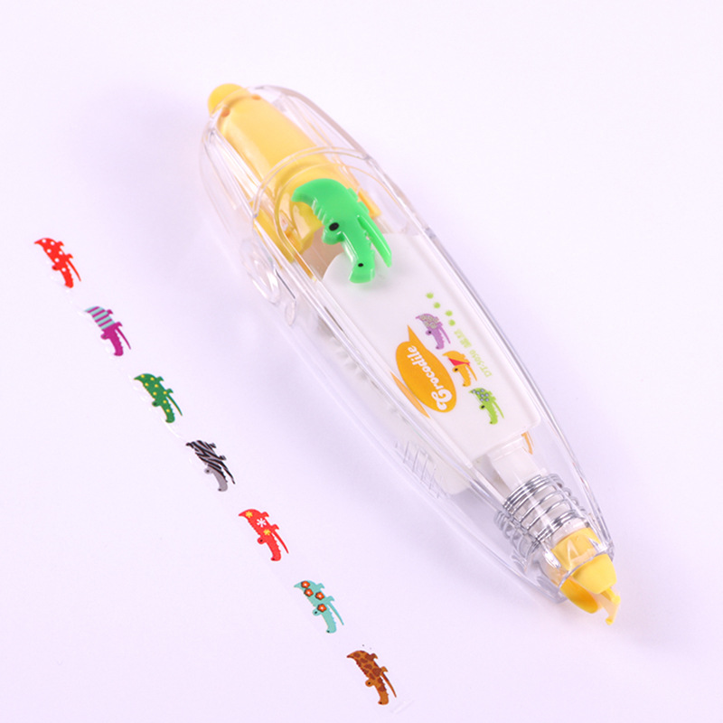 [AGU] Orange Forest Creative Cartoon Push Lace Band Correction Tape Stationery Decoration Supplies Wholesale