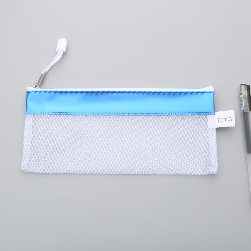 Toqi Stationery Multi-Specification Zipper Closed File Bag Office Enterprise Student Information Organizer Storage Bags