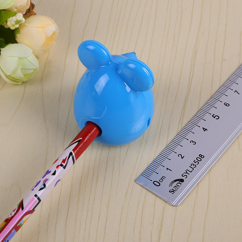 Korean stationery Mickey Mouse style pencil sharpener cartoon fashion cute mouse sharpener wholesale school supplies