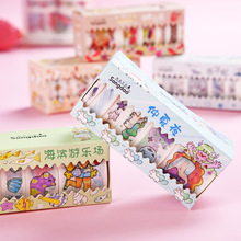 Gilding Japanese and Paper Adhesive Tape Sets Creative Cartoon Handmade DIY Hand Account Stickers Student Stationery Decorative Stickers Gilding Japanese and Paper Adhesive Tape Sets Creative Cartoon Handmade DIY Hand Account Stickers Student Stationery Decorative Stickers