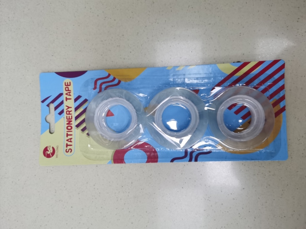3PC stationery tape card suction 18cm 3PC stationery tape card suction 18cm