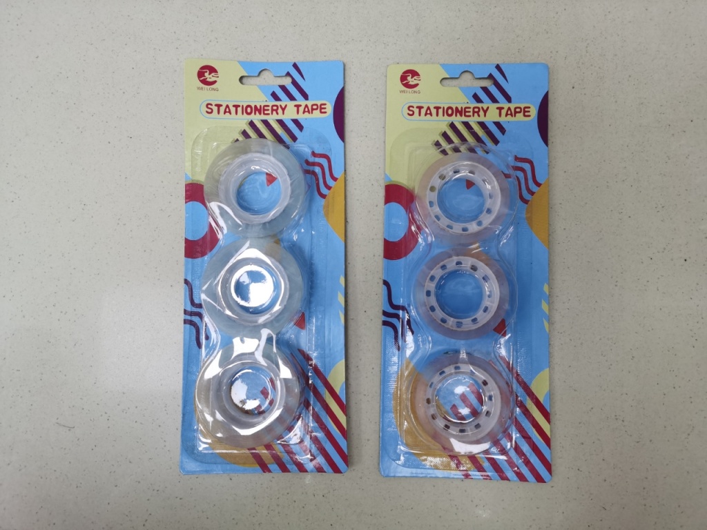 3PC stationery tape card suction 18cm 3PC stationery tape card suction 18cm